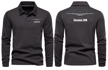 CESSNA 208 LONG SLEEVE POLO